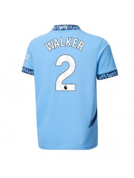 Manchester City Kyle Walker #2 Replika Hemmakläder 2024-25 Kortärmad